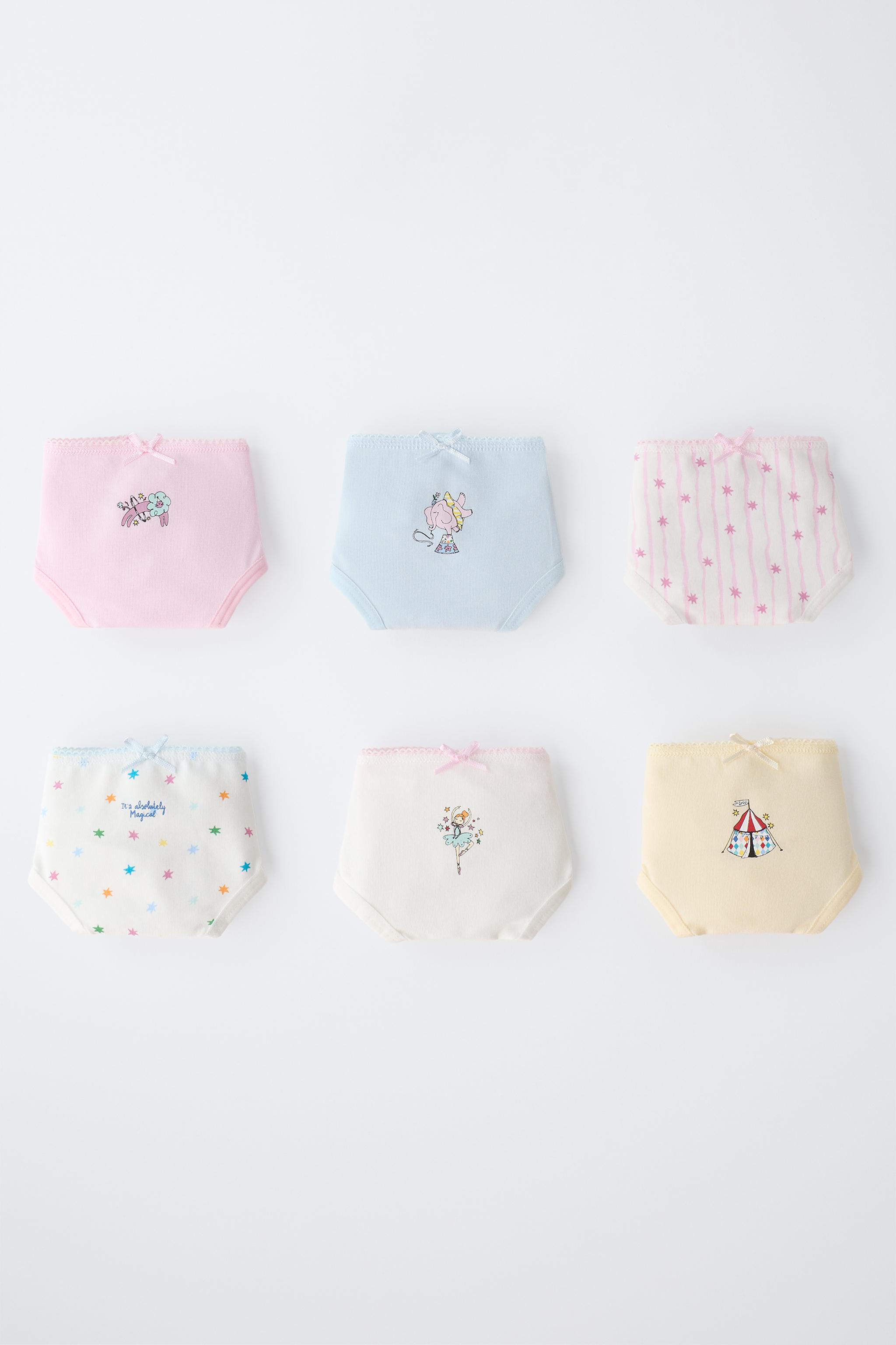 1 1/2-6 YEARS / SIX-PACK OF CIRCUS UNDERWEAR